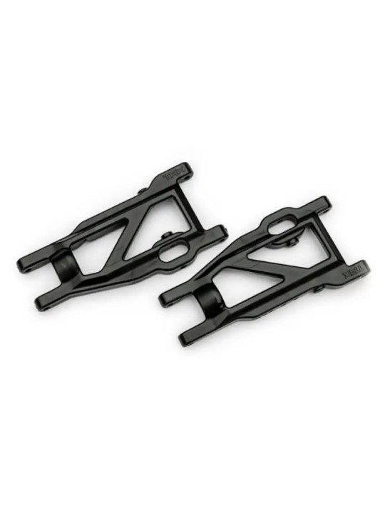 TRAXXAS TRIANGLES DE SUSPENSION INFERIEUR AV / AR HD NOIRS (X2) 3655-BLK
