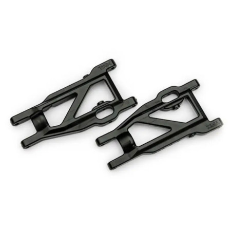TRAXXAS SUSPENSION ARMS BLACK FRONT/REAR (LEFT & RIGHT) HEAVY DUTY (2) 3655-BLK