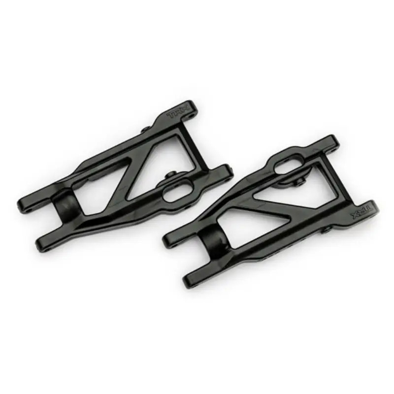 TRAXXAS SUSPENSION ARMS BLACK FRONT/REAR (LEFT & RIGHT) HEAVY DUTY (2) 3655-BLK