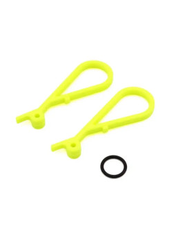 KYOSHO POIGNÉES DE RÉSERVOIR INFERNO MP9-MP10 (2) JAUNE FLUO IF444-02KYB