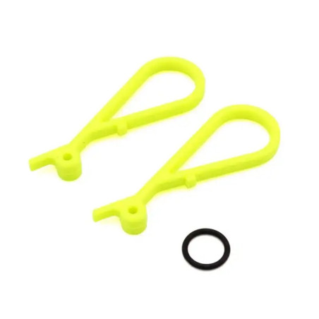 KYOSHO FUEL TANK HANDLE INFERNO MP9-MP10 (2) FLUO YELLOW IF444-02KYB