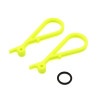 KYOSHO FUEL TANK HANDLE INFERNO MP9-MP10 (2) FLUO YELLOW IF444-02KYB