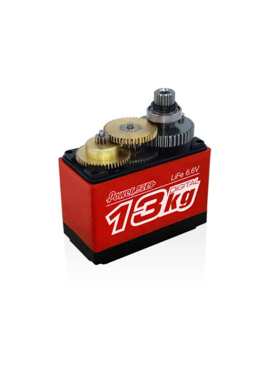 POWER HD SERVO HD LF-13MG MG DIGITAL 13.0KG/0.12SEC DBLE BB ALU CASE MET. GEAR HD-LF-13MG