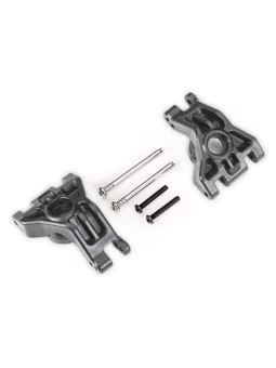 TRAXXAS CARRIERS STUB AXLE REAR EXTREME HEAVY DUTY GRAY (LEFT & RIGHT) 9050-GRAY