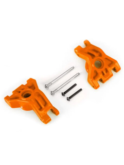 TRAXXAS CARRIERS STUB AXLE REAR EXTREME HEAVY DUTY ORANGE (LEFT & RIGHT) 9050T