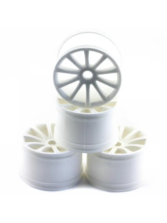 KYOSHO TEN-SPOKE STR RIMS WHITE (4) ISH050W