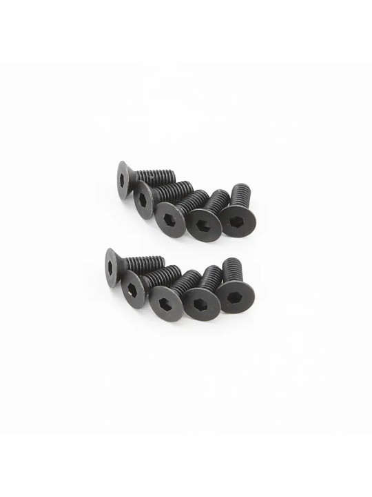 KYOSHO HEX FLAT HEAD SCREWS 3X8MM (10) 1-S33008H