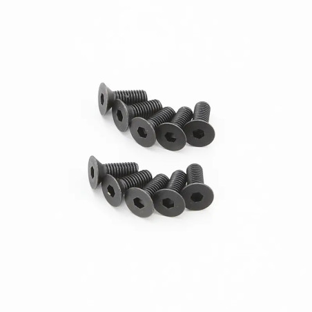 KYOSHO HEX FLAT HEAD SCREWS 3X8MM (10) 1-S33008H