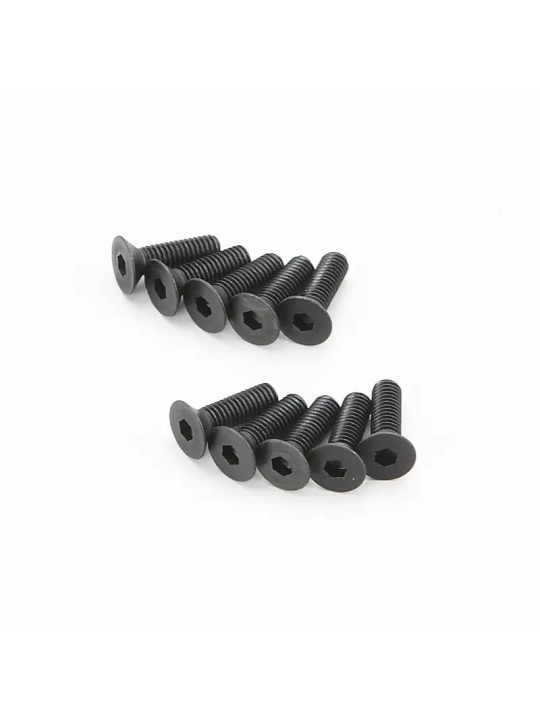 KYOSHO HEX FLAT HEAD SCREWS 3X10MM (10) 1-S33010H