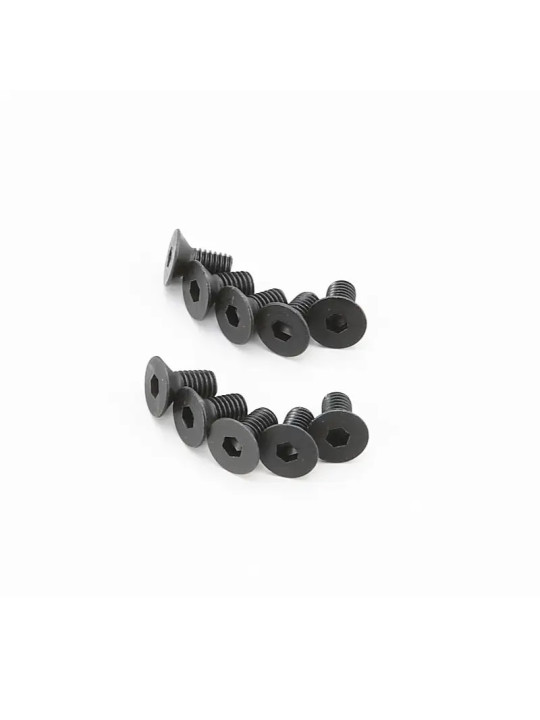 KYOSHO HEX FLAT HEAD SCREWS 3X6MM (10) 1-S33006H