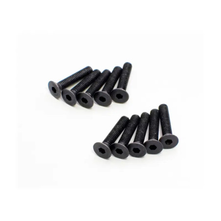 KYOSHO HEX FLAT HEAD SCREWS 3X12MM (10) 1-S33012H