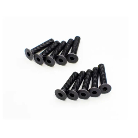 KYOSHO HEX FLAT HEAD SCREWS 3X16MM (10) 1-S33016H