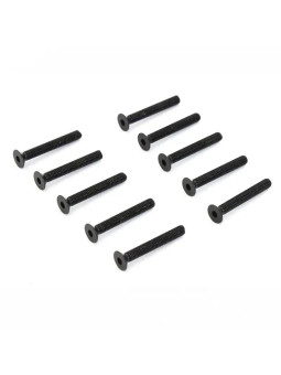 KYOSHO HEX FLAT HEAD SCREWS 3X22MM (10) 1-S33022H