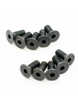 KYOSHO HEX FLAT HEAD SCREWS 4X10MM (10) 1-S34010H