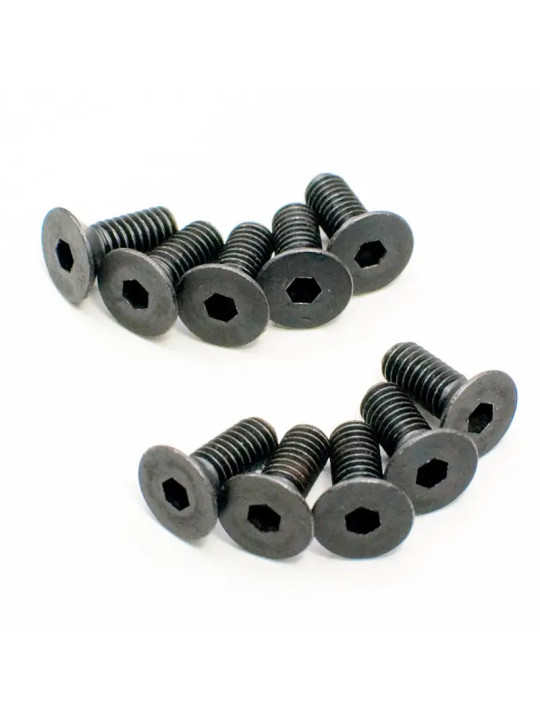 KYOSHO HEX FLAT HEAD SCREWS 4X10MM (10) 1-S34010H