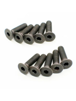 KYOSHO HEX FLAT HEAD SCREWS 4X15MM (10) 1-S34015H