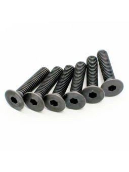 KYOSHO HEX FLAT HEAD SCREWS 4X18MM (6) 1-S34018H