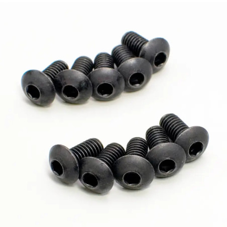 KYOSHO VIS TETE RONDE HEX M4X8MM (10) 1-S14008H