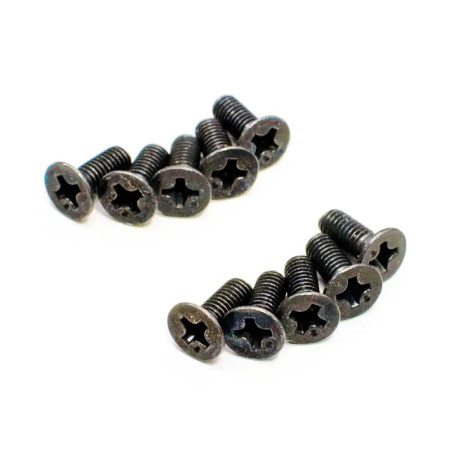 KYOSHO FLAT HEAD SCREWS 3X8MM (10) 1-S33008