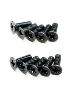 KYOSHO FLAT HEAD SCREWS 3X10MM (10) 1-S33010