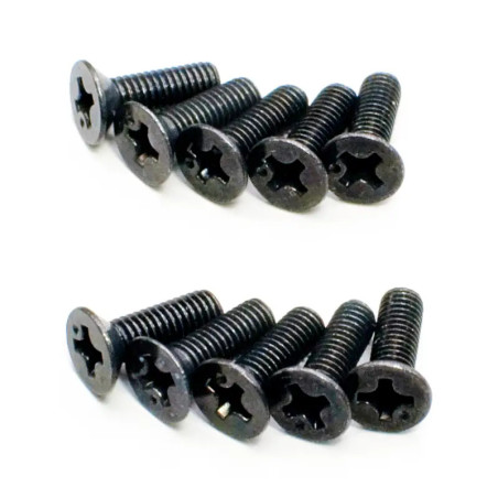 KYOSHO FLAT HEAD SCREWS 3X10MM (10) 1-S33010
