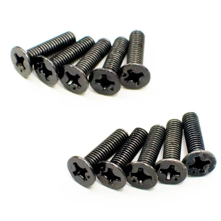 KYOSHO FLAT HEAD SCREWS 3X12MM (10) 1-S33012