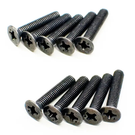 KYOSHO FLAT HEAD SCREWS 3X16MM (10) 1-S33016
