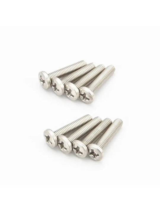 KYOSHO VIS TITANE TETE BOMBEE M3X15MM (8) 1-S03015T