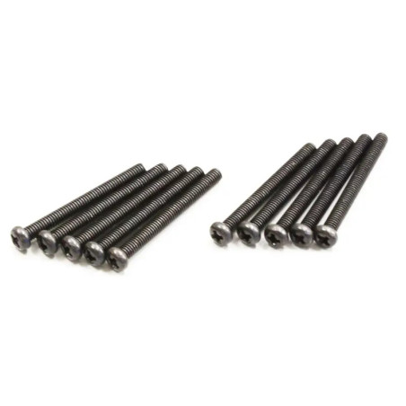 KYOSHO ROUND HEAD METALLIC SCREWS M2.6X25MM (10) S42625