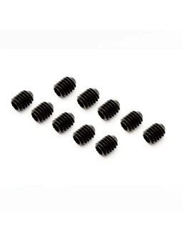KYOSHO METALLIC HEADLESS SET SCREWS M4X5MM (10) 1-S54005
