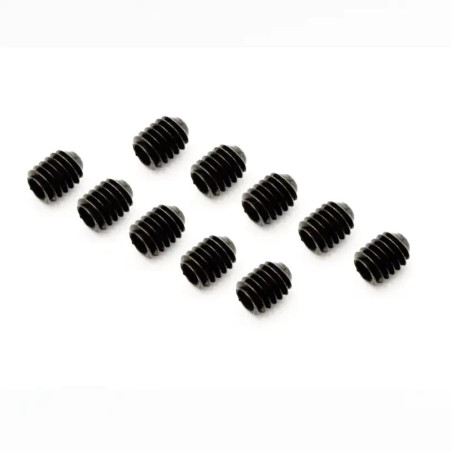 KYOSHO METALLIC HEADLESS SET SCREWS M4X5MM (10) 1-S54005