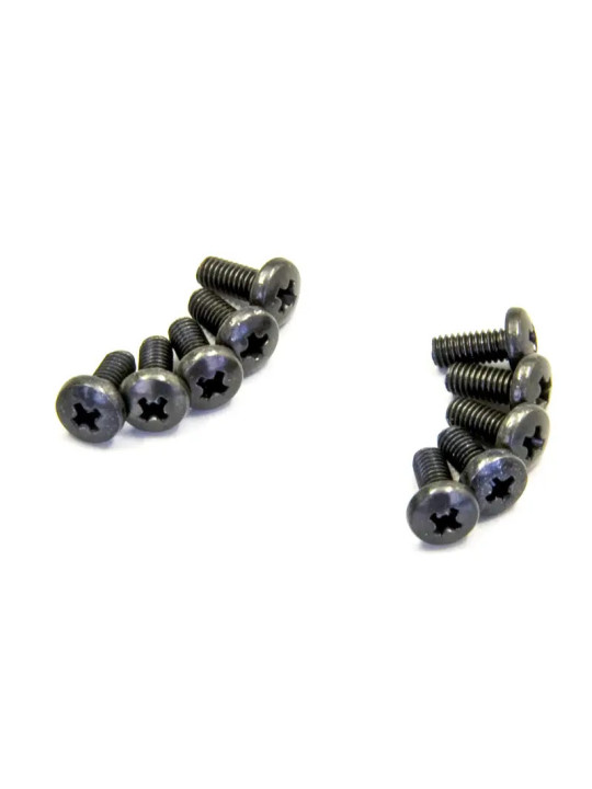 KYOSHO BIND HEAD METALLIC SCREWS M2.6X6MM (10) 1-S02606
