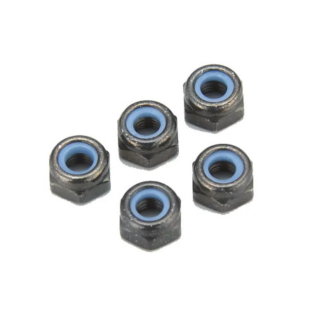 KYOSHO NYLON LOCK NUTS M3X3.3MM (5) 1-N3033N
