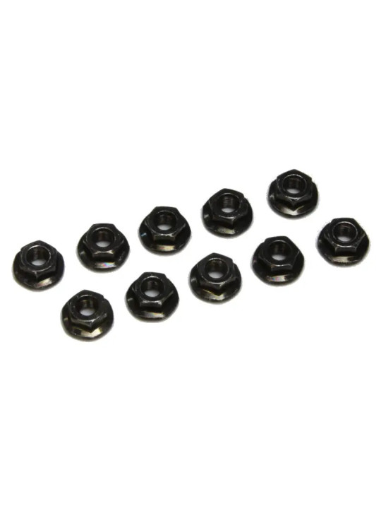KYOSHO FLANGED NUTS M3X3.7MM (10) 1-N3037F