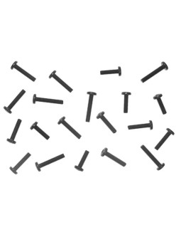 KYOSHO BINDING HEAD 3MM METALLIC SCREWS (14-20MM) (5 EACH) 1112