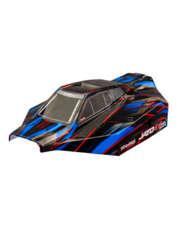 TRAXXAS BODY JATO 4X4 VXL BLUE PAINTED DECALS APPLIED 9060-BLUE