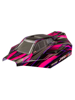 TRAXXAS BODY JATO 4X4 VXL PINK PAINTED DECALS APPLIED 9060-PINK