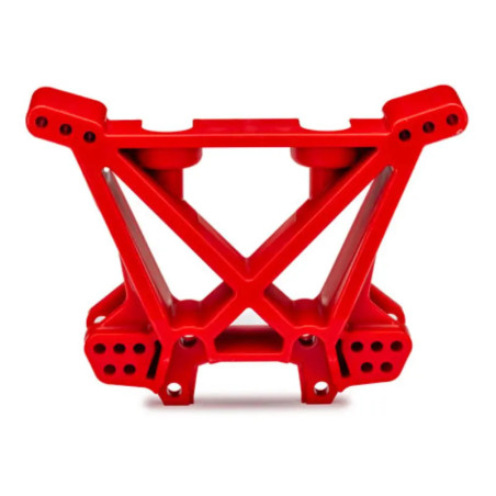 TRAXXAS SUPPORT D'AMORTISSEURS ARRIERE ROUGE - JATO 4X4 9034-RED