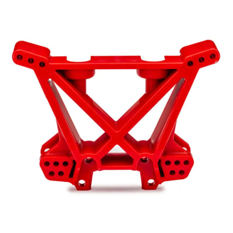 TRAXXAS SUPPORT D'AMORTISSEURS ARRIERE ROUGE - JATO 4X4 9034-RED