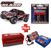 TRAXXAS COMPLETE PACK MAXX SLASH 6S 4WD BRUSHLESS SHORT COURSE TRUCK RED TQi TSM RTR PACK-102076-4-RED