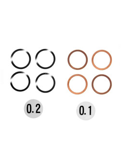 KYOSHO SHIMS 12X15MM (0.1-0.2) (4 EACH) 96646