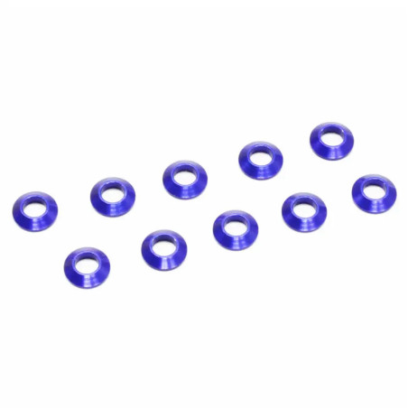 KYOSHO BINDED WASHER 3X6MM (10) BLUE W0141VB