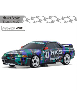KYOSHO AUTOSCALE MINI-Z SKYLINE GT-R R32 1993 HKS 87 (MA020) MZP482HK