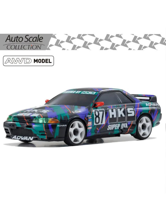 KYOSHO AUTOSCALE MINI-Z SKYLINE GT-R R32 1993 HKS 87 (MA020) MZP482HK