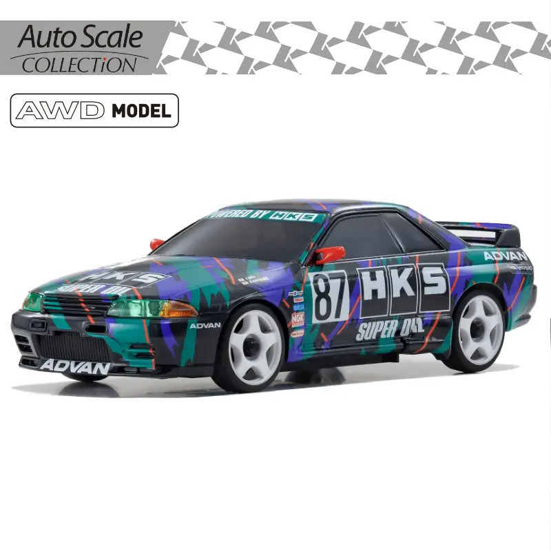 KYOSHO AUTOSCALE MINI-Z SKYLINE GT-R R32 1993 HKS 87 (MA020) MZP482HK