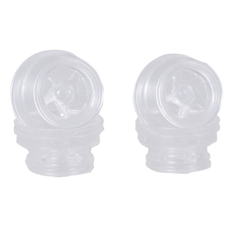 KYOSHO MINI-Z BUGGY WHEEL SET (OPTIMA) (4) - CLEAR MBH001