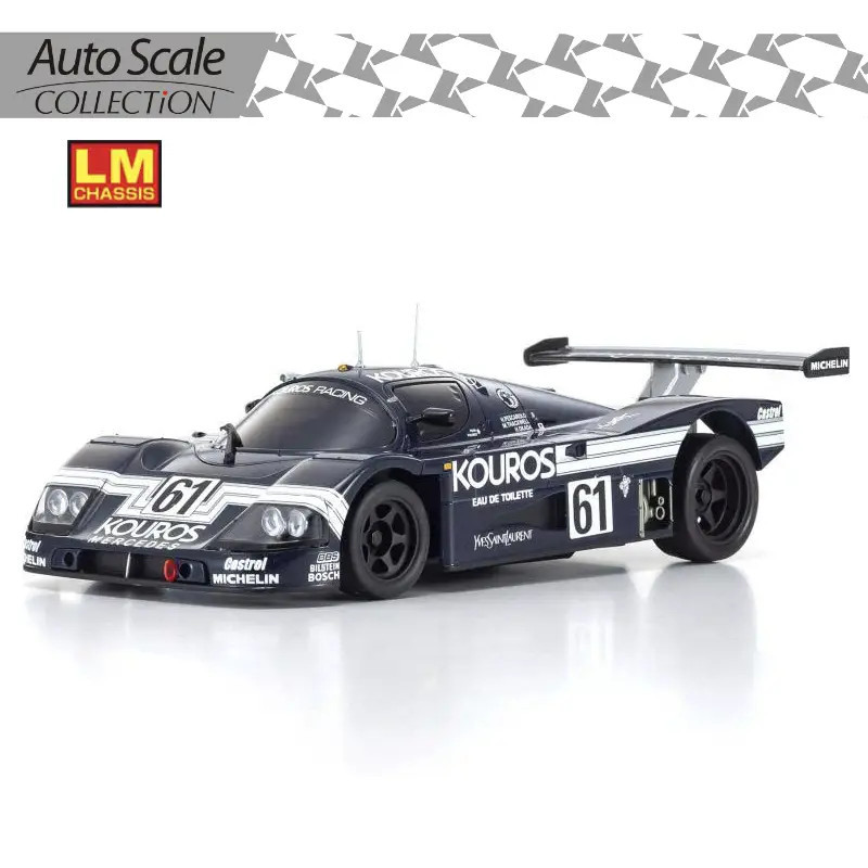 KYOSHO AUTOSCALE MINI-Z SAUBER MERCEDES C9 KOUROS NO69 LM 1987 (W-LM) MZP345KR-B