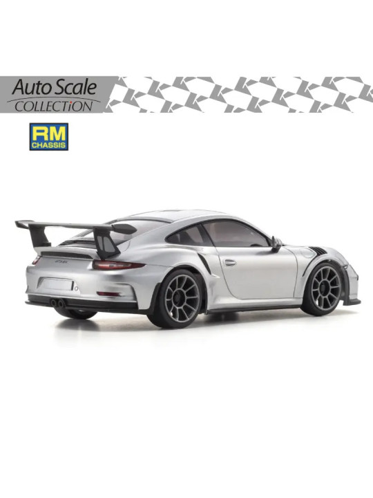 KYOSHO AUTOSCALE MINI-Z PORSCHE 911 GT3 RS SILVER (N-RM) MZP159S
