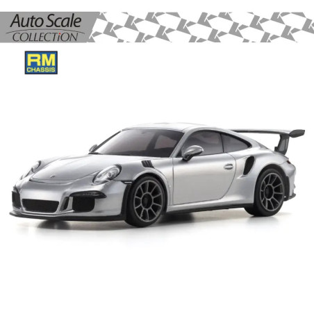 KYOSHO AUTOSCALE MINI-Z PORSCHE 911 GT3 RS SILVER (N-RM) MZP159S