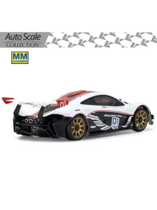 KYOSHO AUTOSCALE MINI-Z MCLAREN P1 GTR WHITE/RED (W-MM) MZP253WR